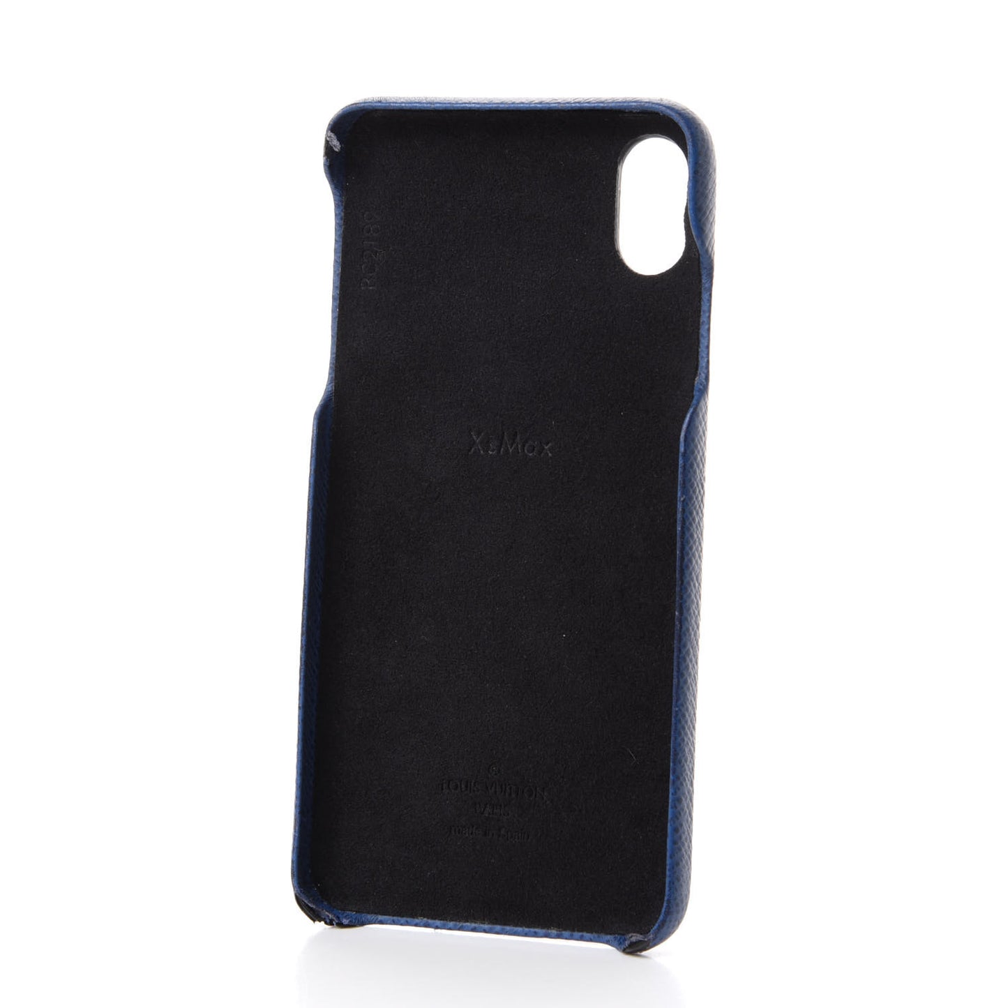 Monogram Taiga iPhone XS Max Bumper Cobalt