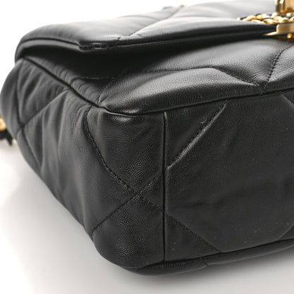 Chanel Goatskin Quilted Medium Chanel 19 Flap Black 8 of 10