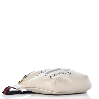Gucci Grained Calfskin Coco Capitan Logo Belt Bag White 4 of 12