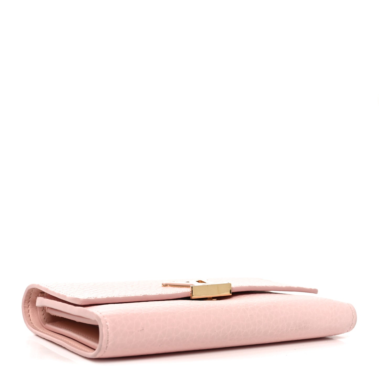 Taurillon Capucines Compact Wallet Magnolia