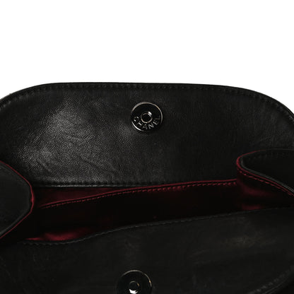 Chanel Aged Calfskin Quilted Leo Lion Clutch Black 10 of 13