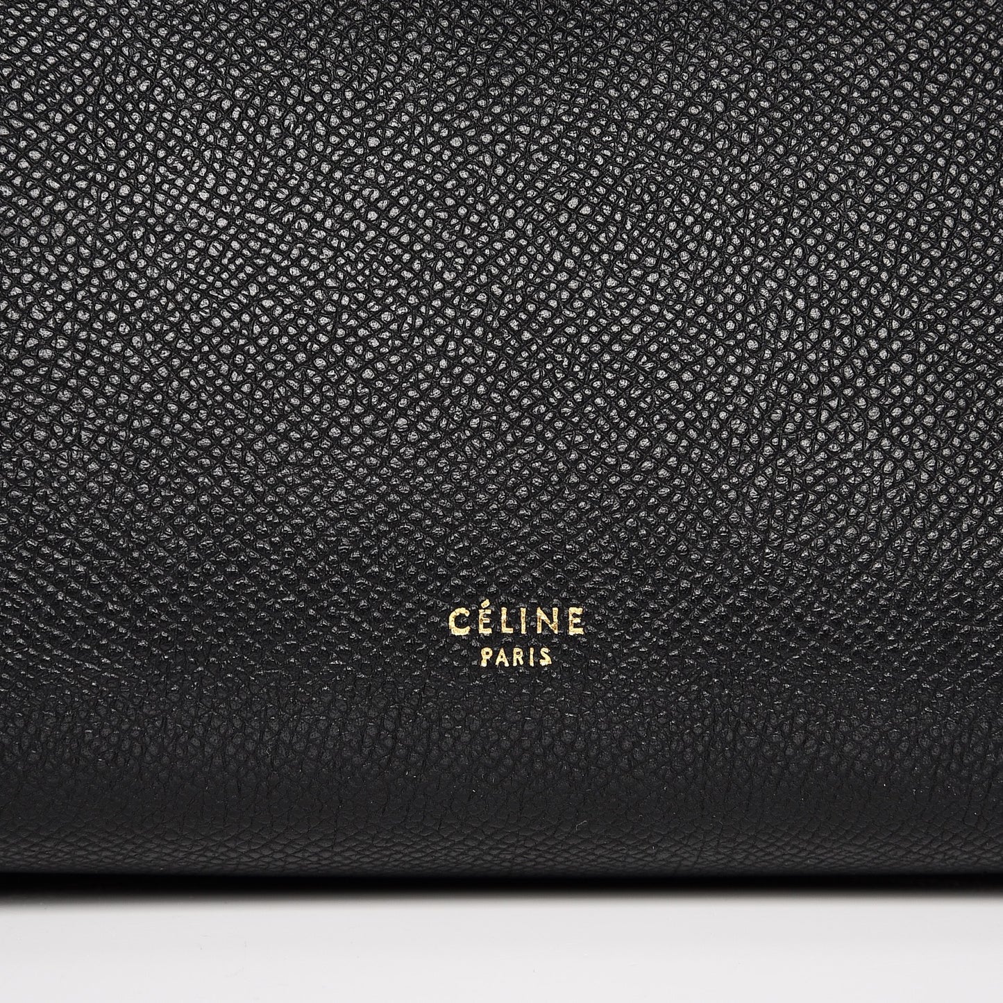 Baby Grained Calfskin Mini Belt Bag Black