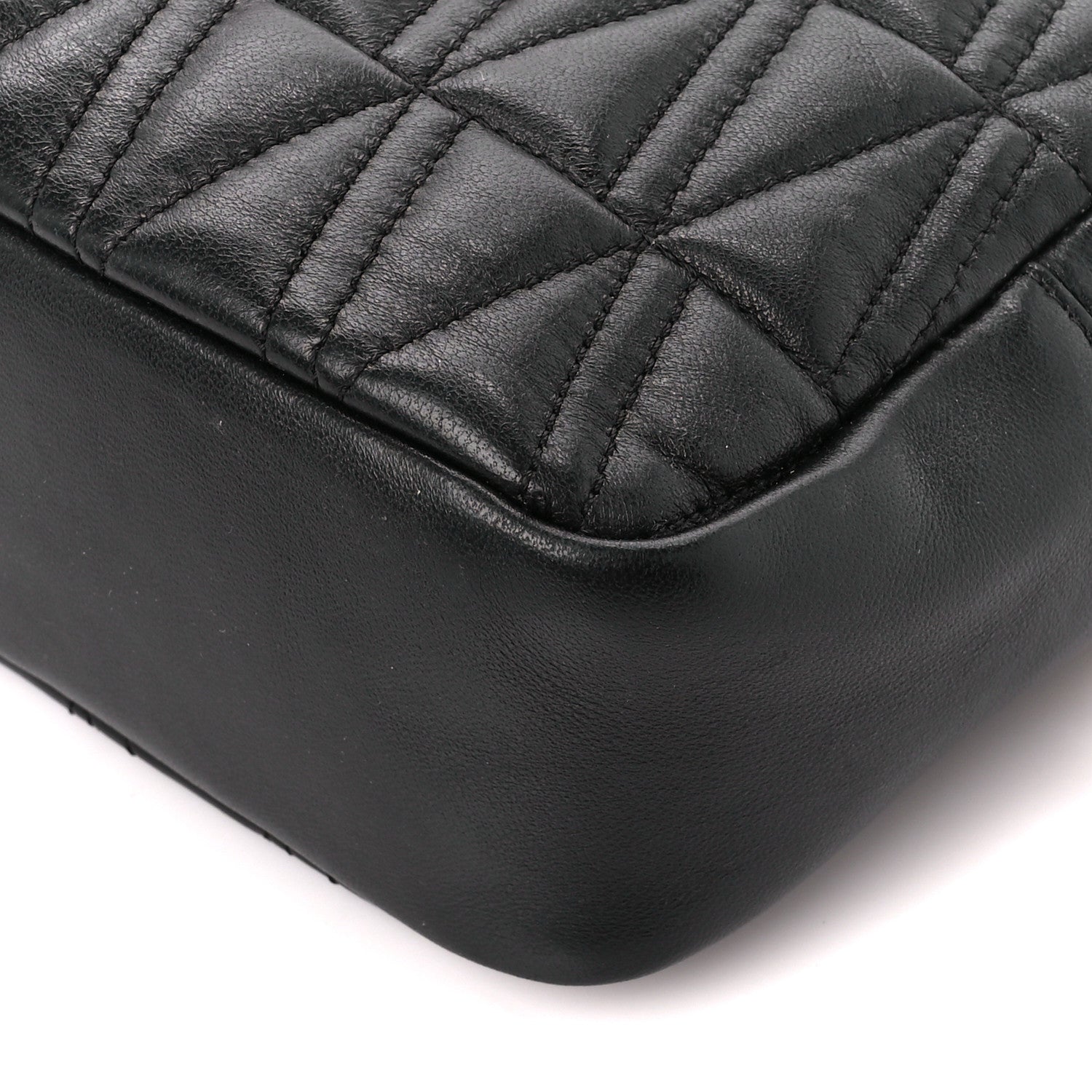 Versace Nappa Quilted Virtus Shoulder Bag Black 11 of 12