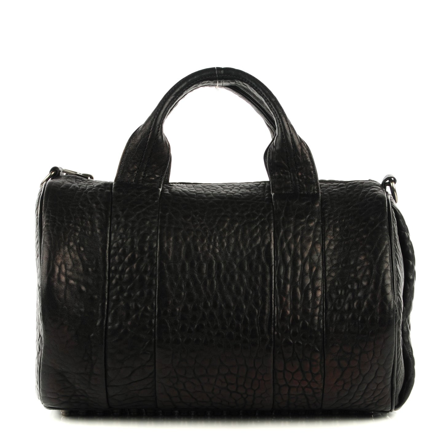 Pebbled Lambskin Rocco Black Nickel Hardware