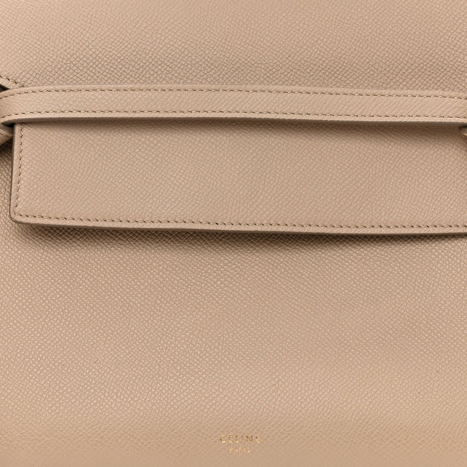 Celine Grained Calfskin Mini Belt Bag Light Taupe 8 of 12