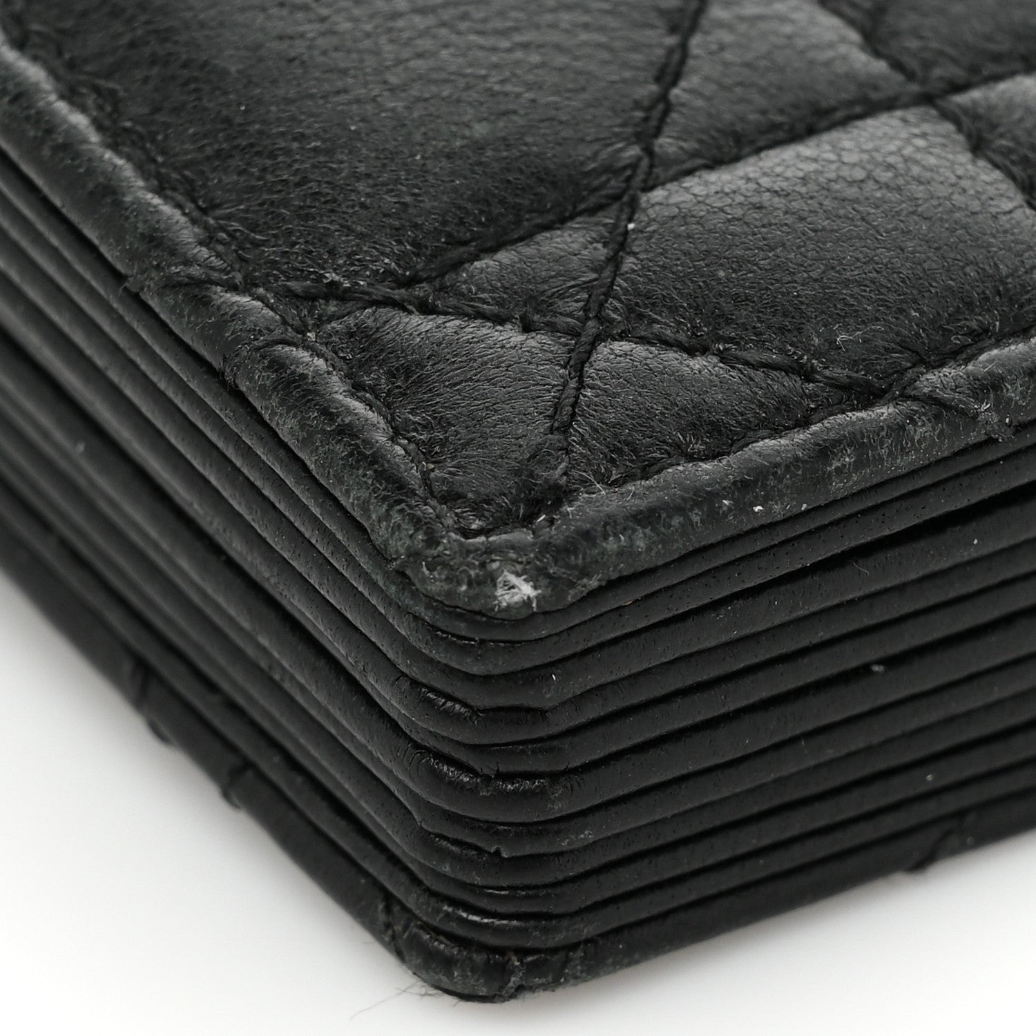 Christian Dior Lambskin Cannage Lady Dior 5-Gusset Card Holder Black 15 of 18