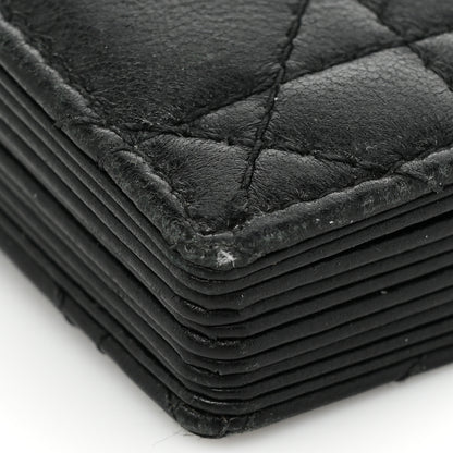 Christian Dior Lambskin Cannage Lady Dior 5-Gusset Card Holder Black 15 of 18