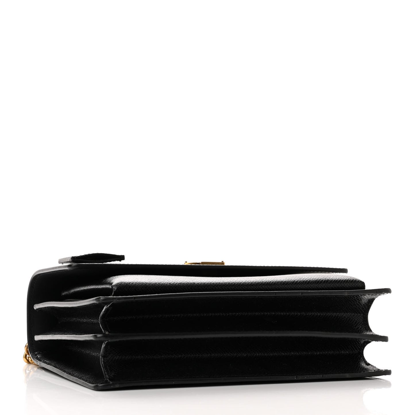 Coated Bark Calfskin Medium Monogram Sunset Black
