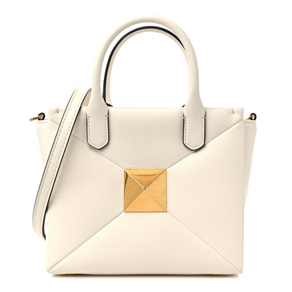 Valentino Garavani Nappa Small One Stud Handbag Ivory 1 of 8