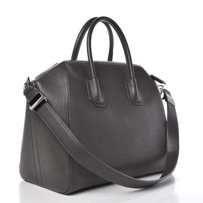 Givenchy Sugar Goatskin Medium Antigona Dark Grey 4 of 15