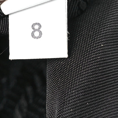 Prada Re-Nylon Vitello Metal Triangle Logo Sling Backpack Black 8 of 11