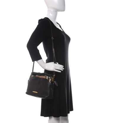 Burberry Calfskin House Check Little Crush Black 2 of 11