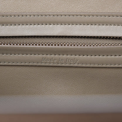 Celine Crocodile Embossed Nubuck Medium Phantom Luggage Beige 7 of 14