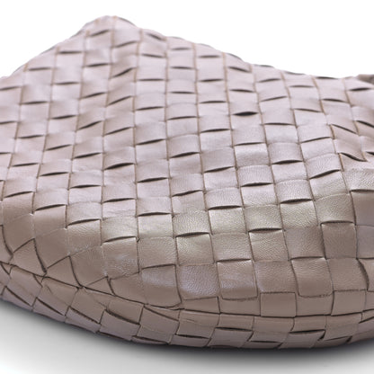Bottega Veneta Nappa Intrecciato Teen Jodie Hobo Taupe Grey 9 of 9