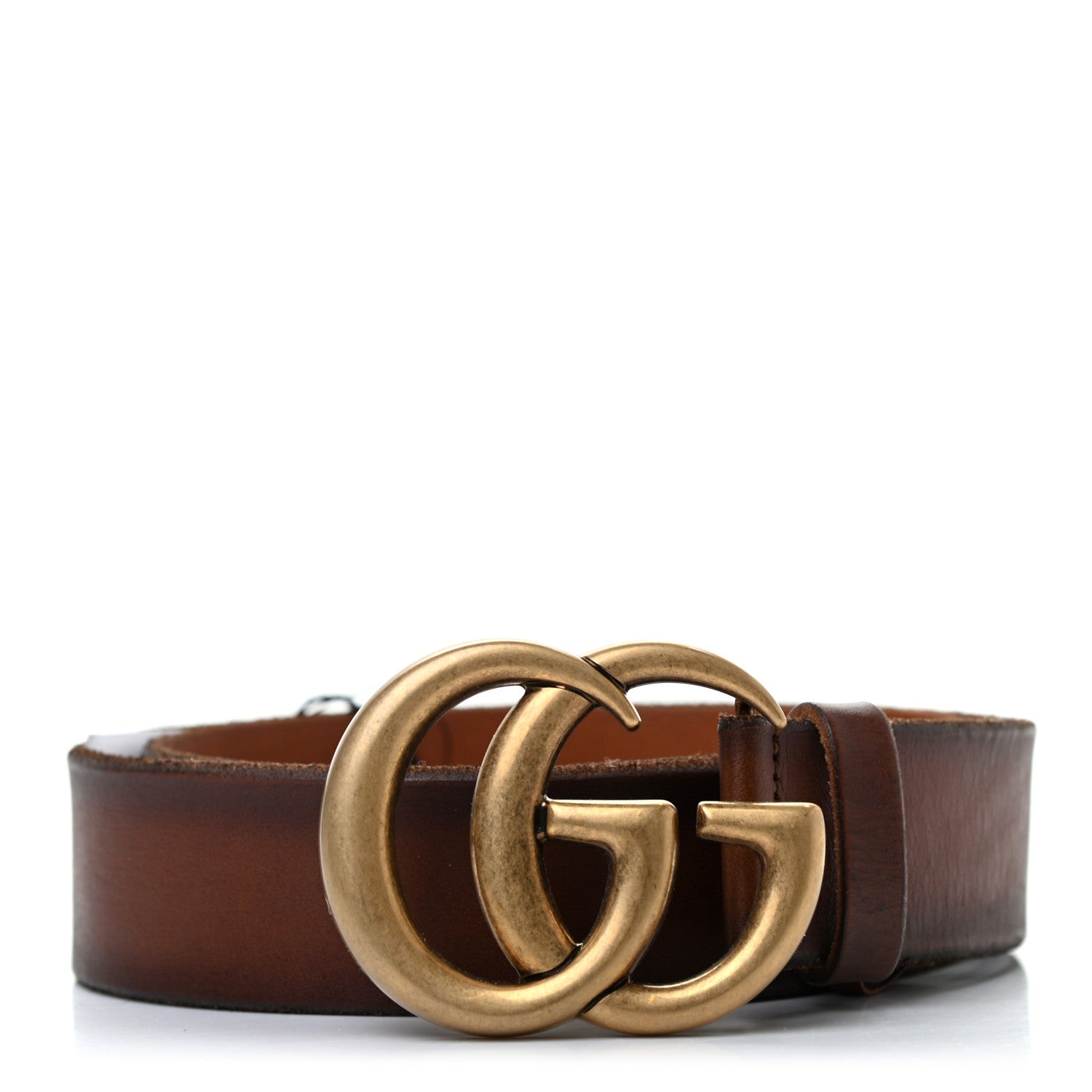 Gucci Faded Calfskin Double G 40mm Belt 85 34 Cuir 1 of 5