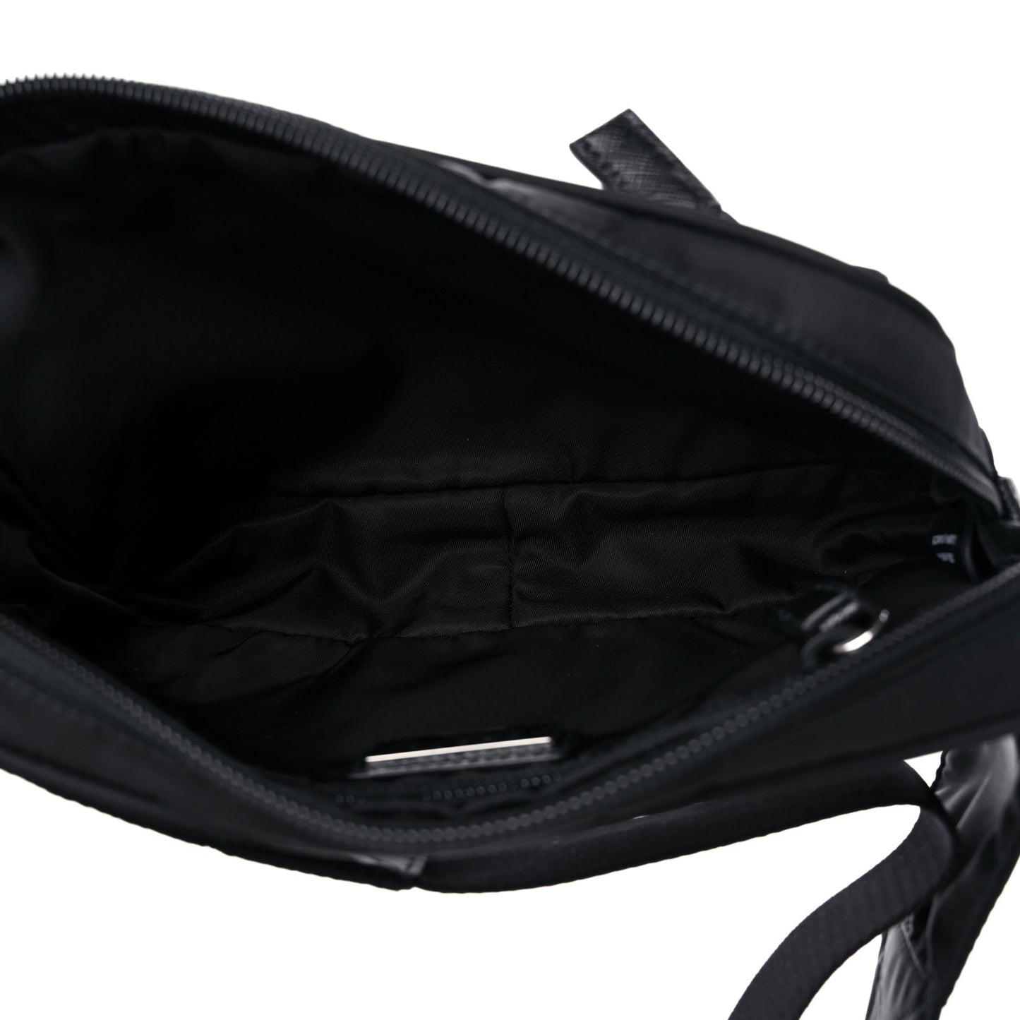 Re-Nylon Saffiano Belt Bag Black