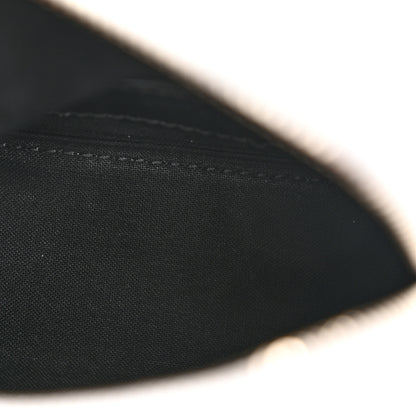 Balenciaga Calfskin Logo Crocodile Embossed Mini Ville Top Handle Bag White Black 5 of 9