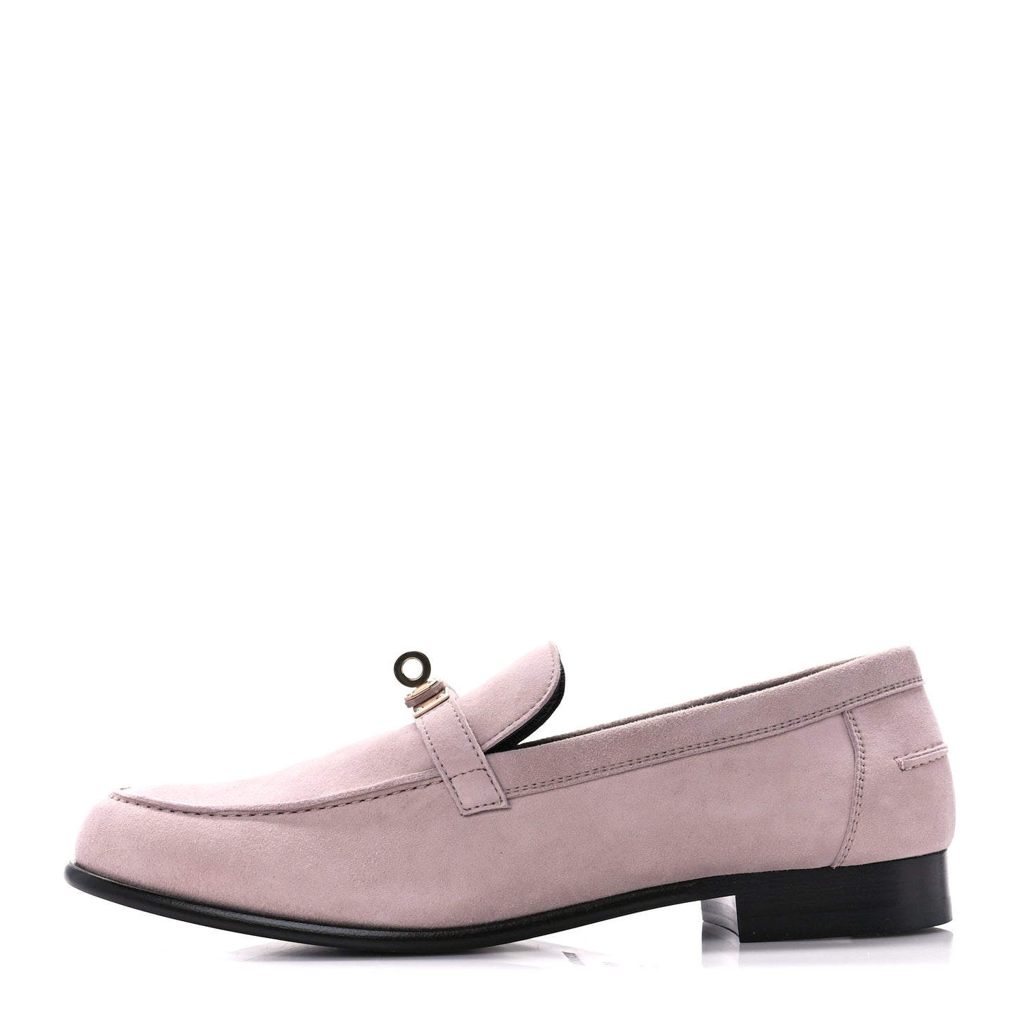 Suede Goatskin Womens Destin Loafer 41 Rose Opaline