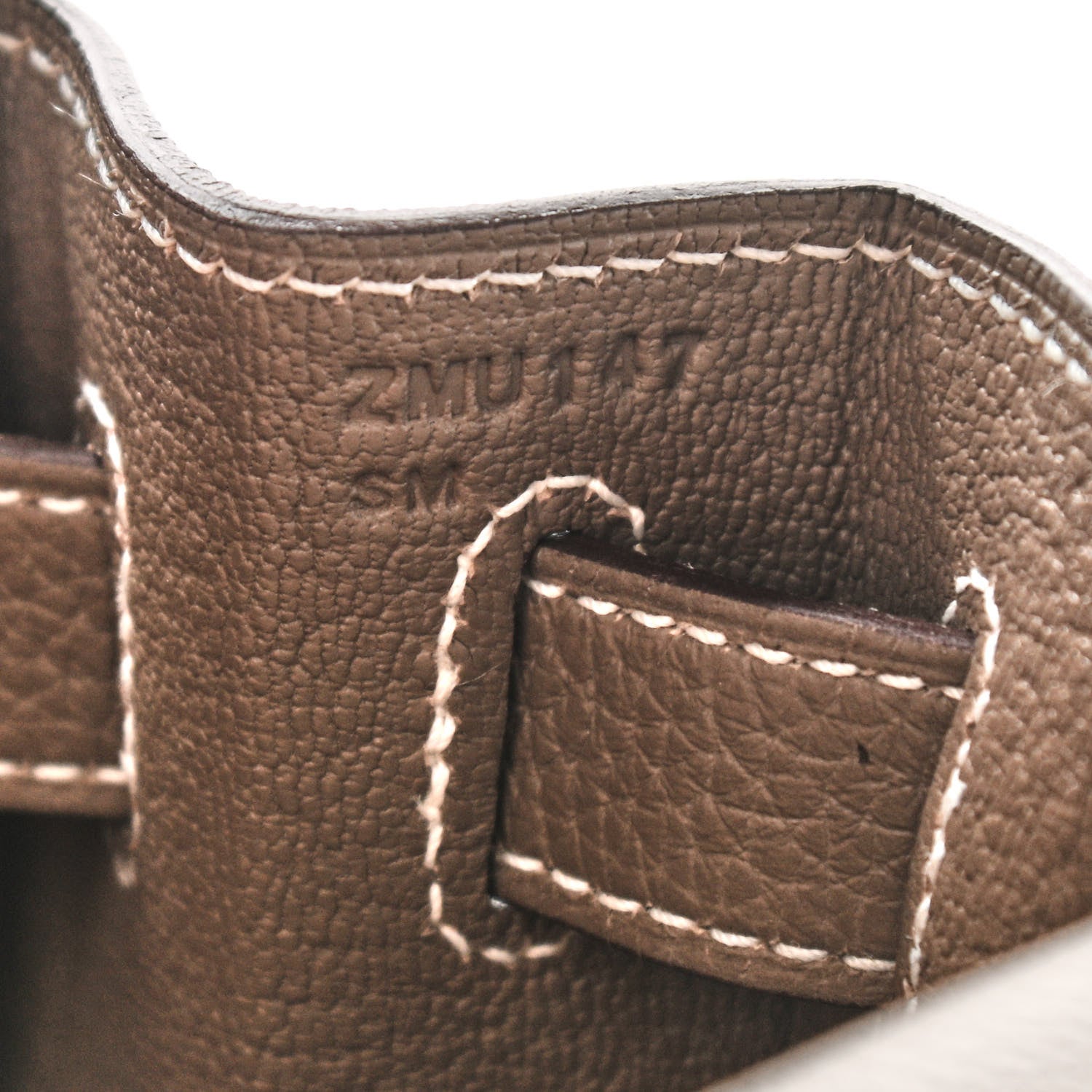 Hermes Togo Kelly Retourne 28 Etoupe 7 of 11