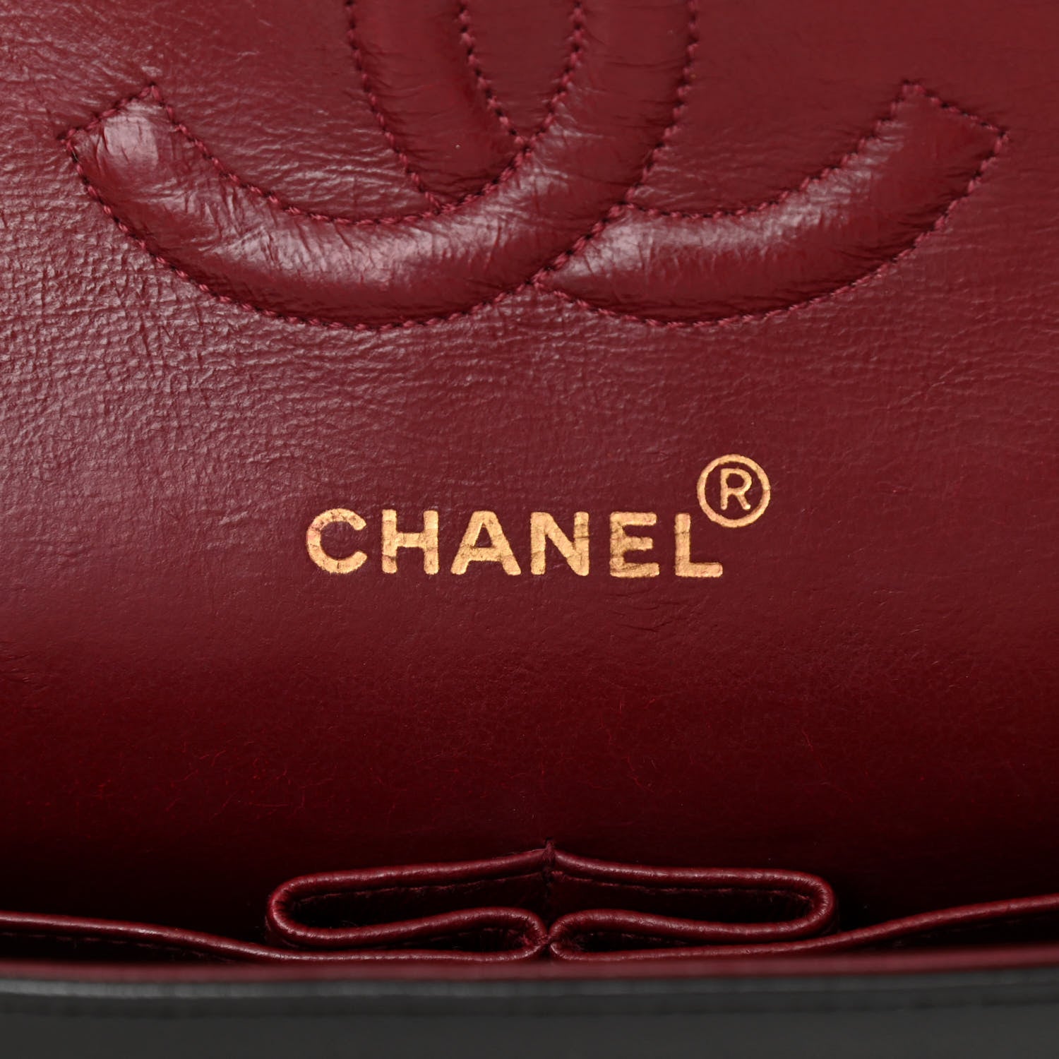 Chanel Lambskin Quilted Medium Double Flap Black 6 of 13