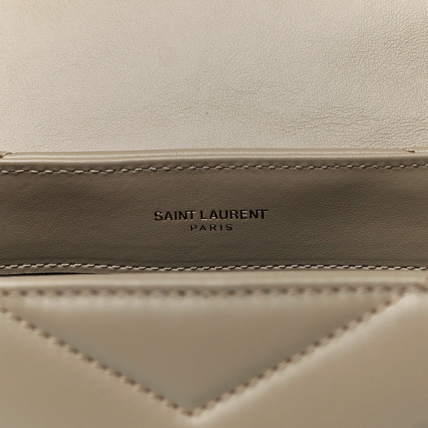 Calfskin Y Quilted Monogram Toy Loulou Crossbody Bag Dark Beige