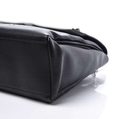 Givenchy Calfskin Small Pandora Pure Flap Bag Black White 8 of 9