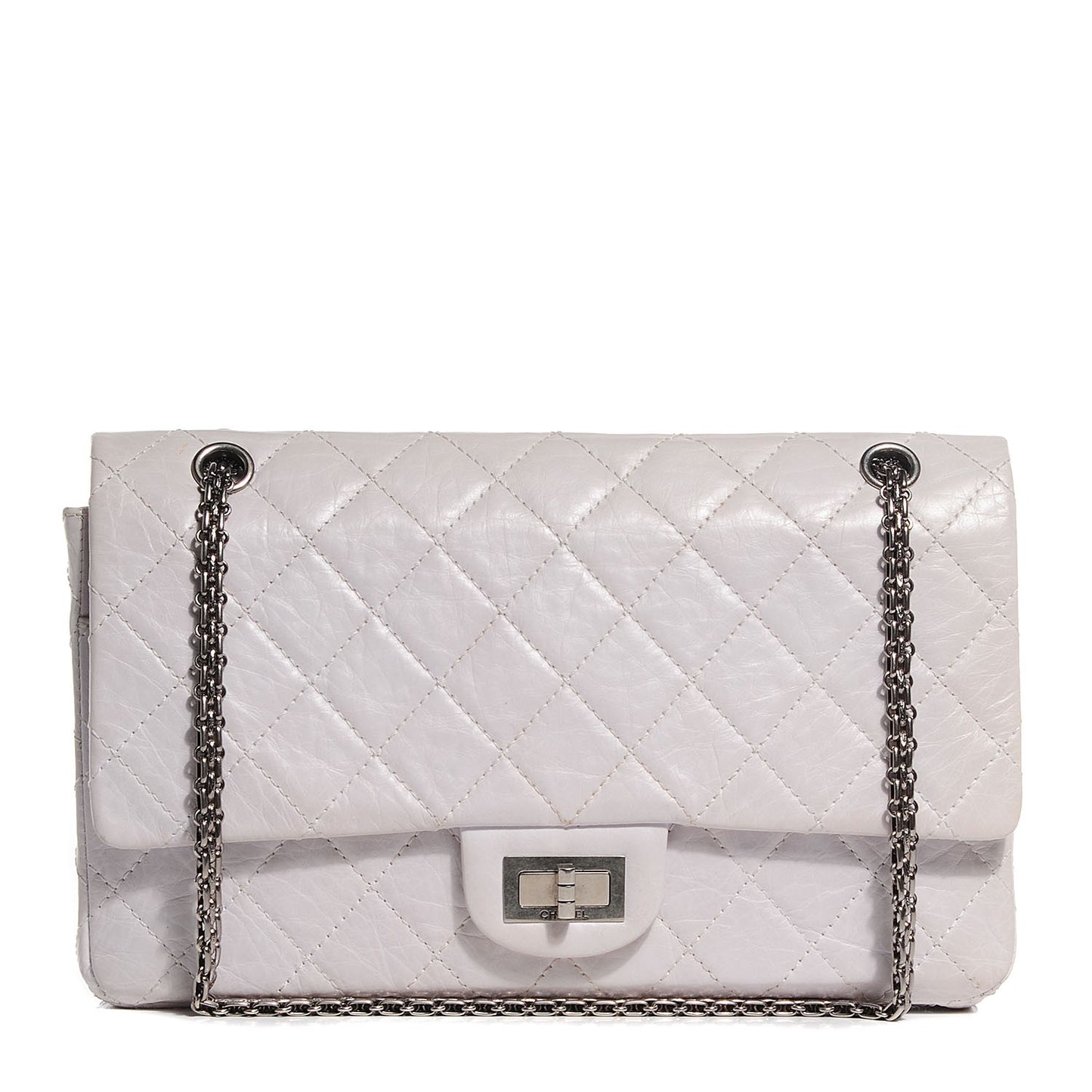 Aged Calfskin 50th Anniversary 2.55 Reissue 227 White