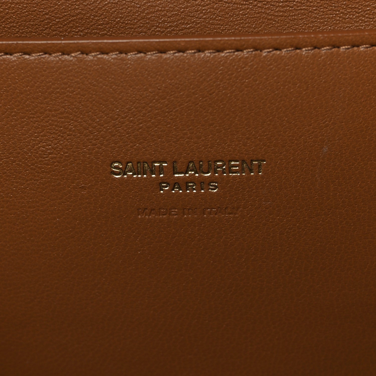 Saint Laurent Smooth Calfskin Suede Medium Reversible Monogram Kate Satchel Light Ochre 6 of 14