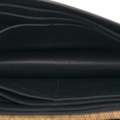 Versace Calfskin Greca Goddess Wallet On Chain Black 5 of 10