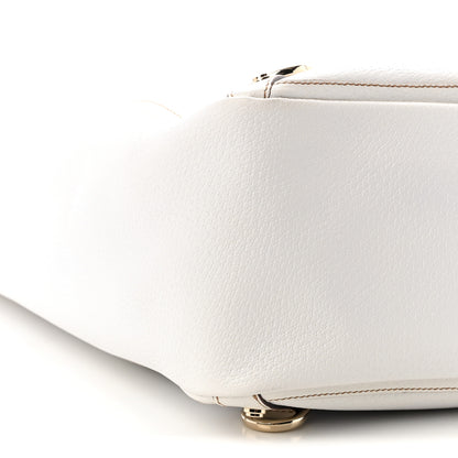 Gucci Textured Calfskin Abbey Tote  White 9 of 11