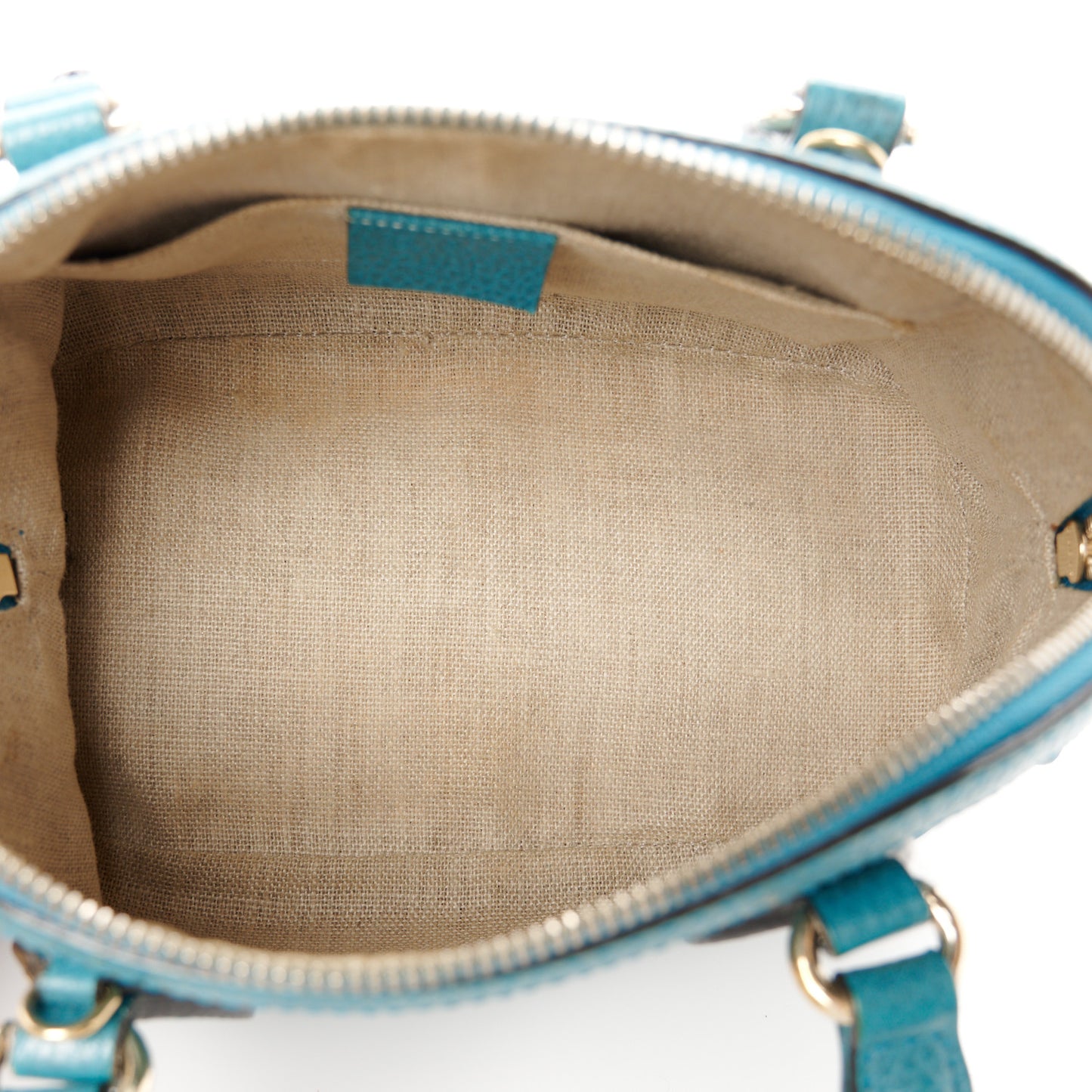 Dollar Calfskin Small GG Charm Dome Bag Cobalt