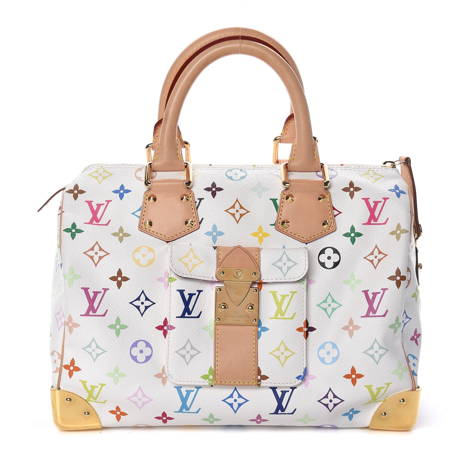 Louis Vuitton Monogram Multicolor Speedy 30 White 1 of 11