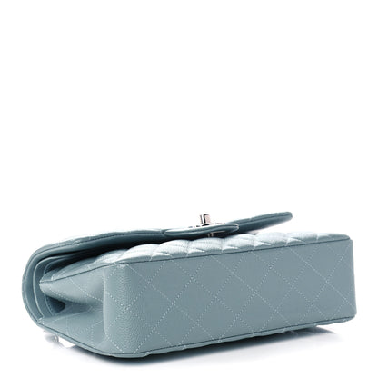 Chanel Caviar Quilted Small Double Flap Light Blue 4 of 11