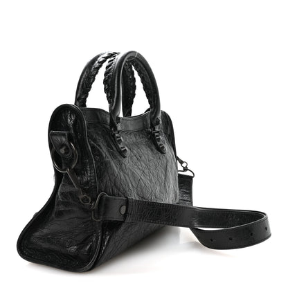 Balenciaga Agneau Arena Classic Hardware Small Le City Black 3 of 11