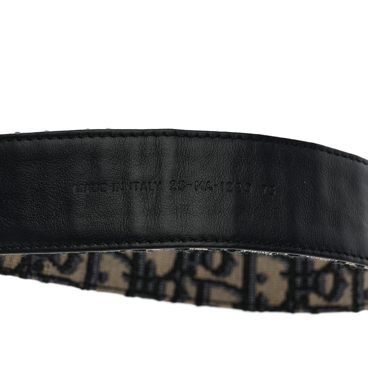 Christian Dior Oblique 30 Montaigne 35mm Belt 75 30 Blue 4 of 7