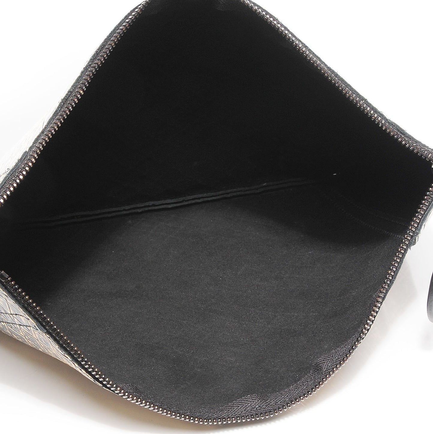 Calfskin Intrecciomirage Pouch Gold