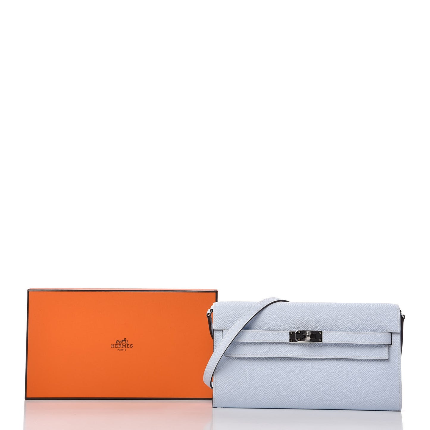 Epsom Kelly Wallet To Go Bleu Brume