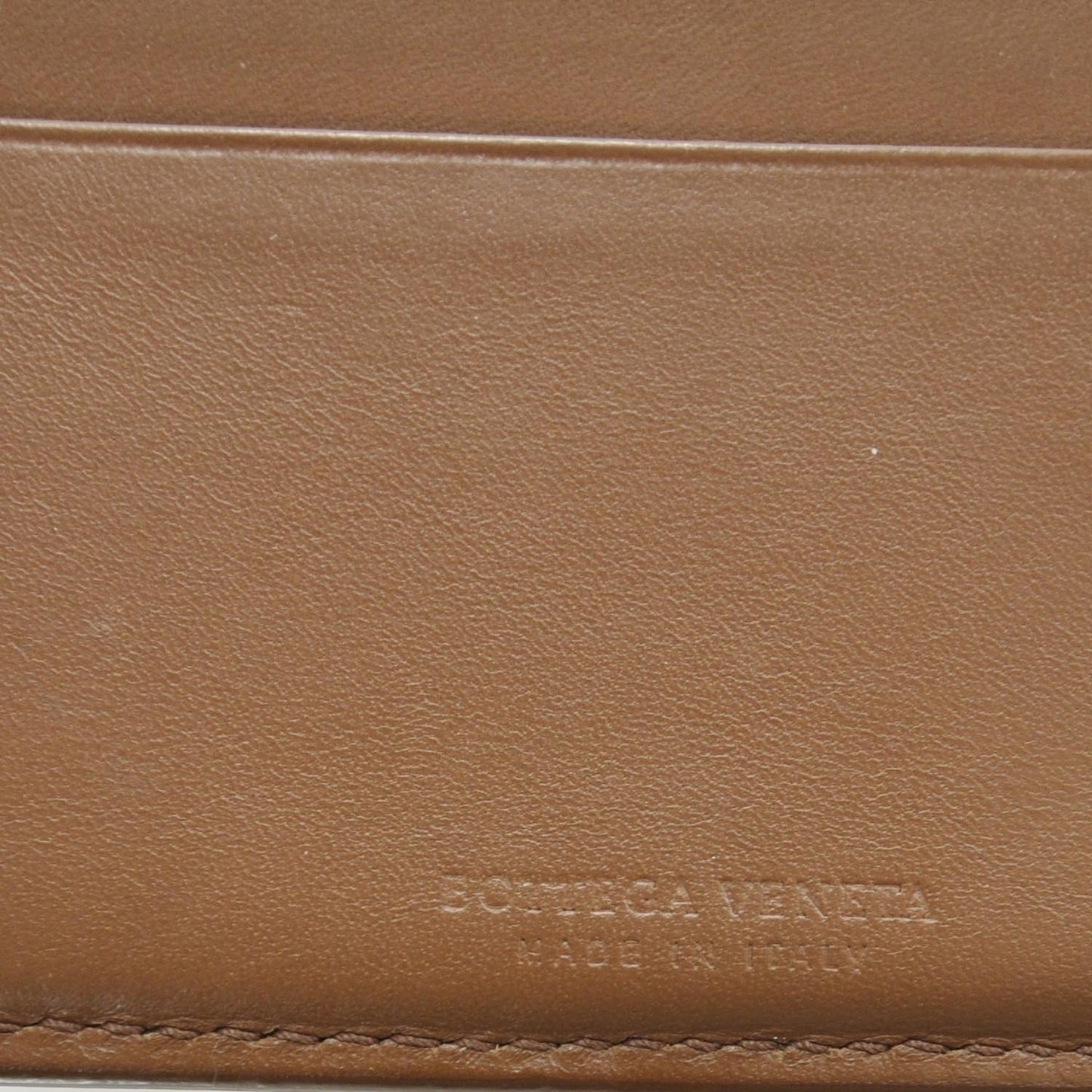 Nappa Intrecciato VN Wallet Noce