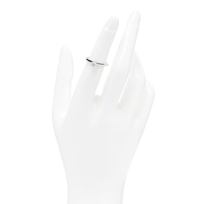 Tiffany Platinum Diamond .30ct Solitaire Engagement Ring 49 4.75 2 of 4