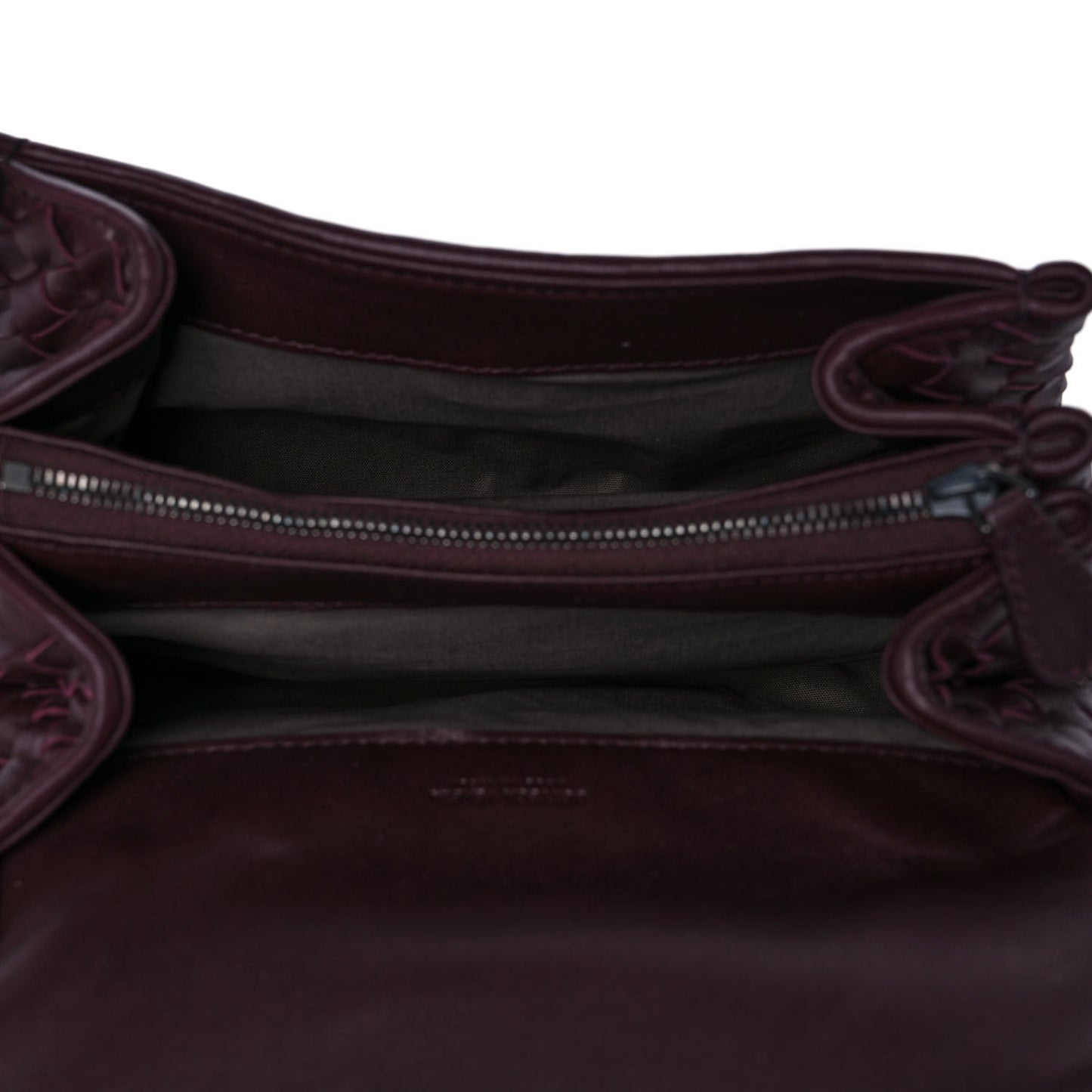 Nappa Intrecciato Flap Clutch Opera