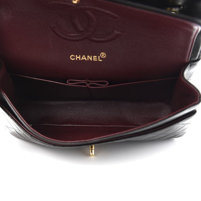 Chanel Lambskin Quilted Medium Double Flap Black 5 of 17