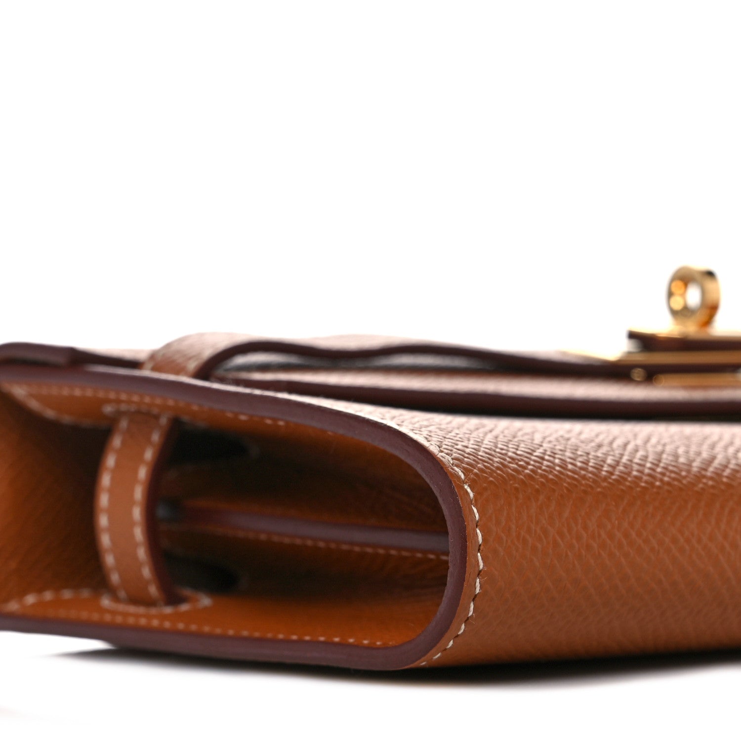 Hermes Epsom Kelly Wallet To Go Gold 8 of 9