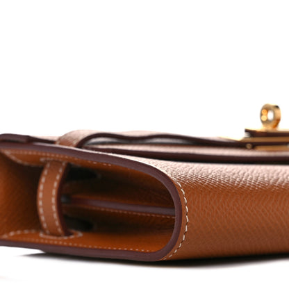 Hermes Epsom Kelly Wallet To Go Gold 8 of 9