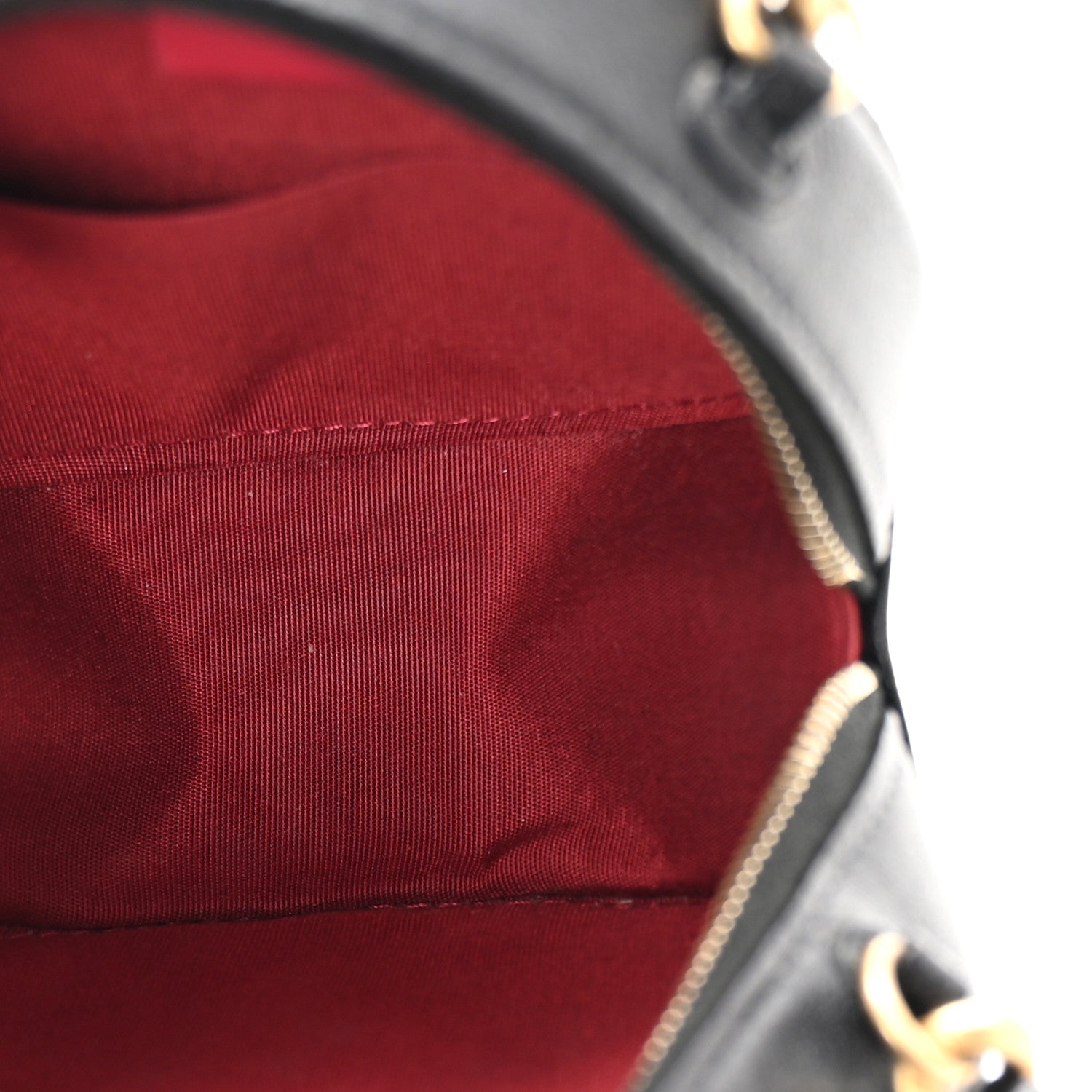 Chanel Shiny Goatskin Quilted Chanel 19 Round Clutch With Chain Black 5 of 10