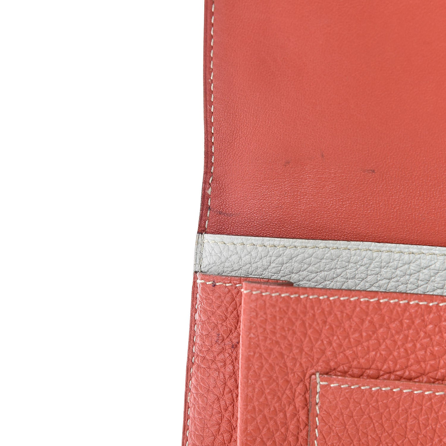 Hermes Togo Dogon Duo Wallet Sanguine 10 of 15