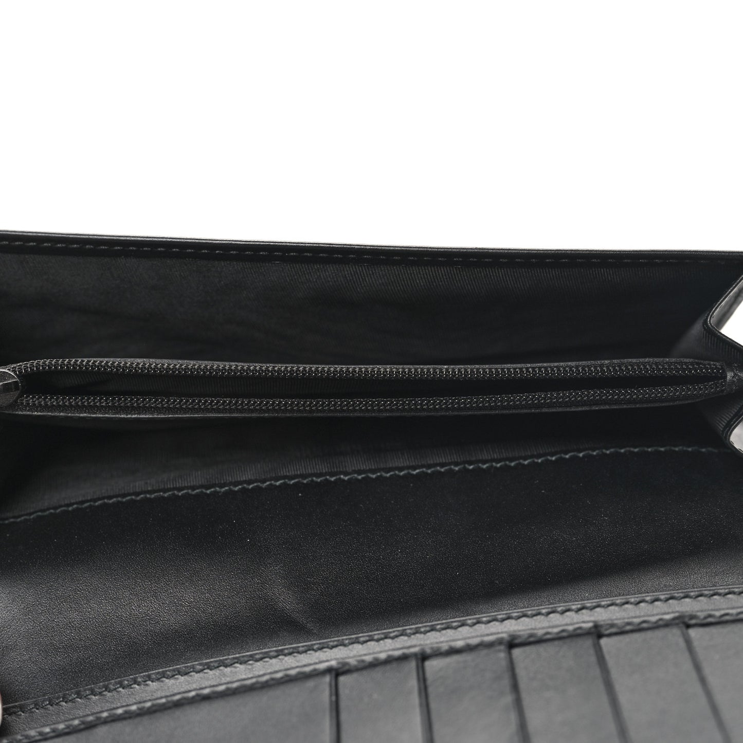 Guccissima Signature Web New Web Continental Wallet Black