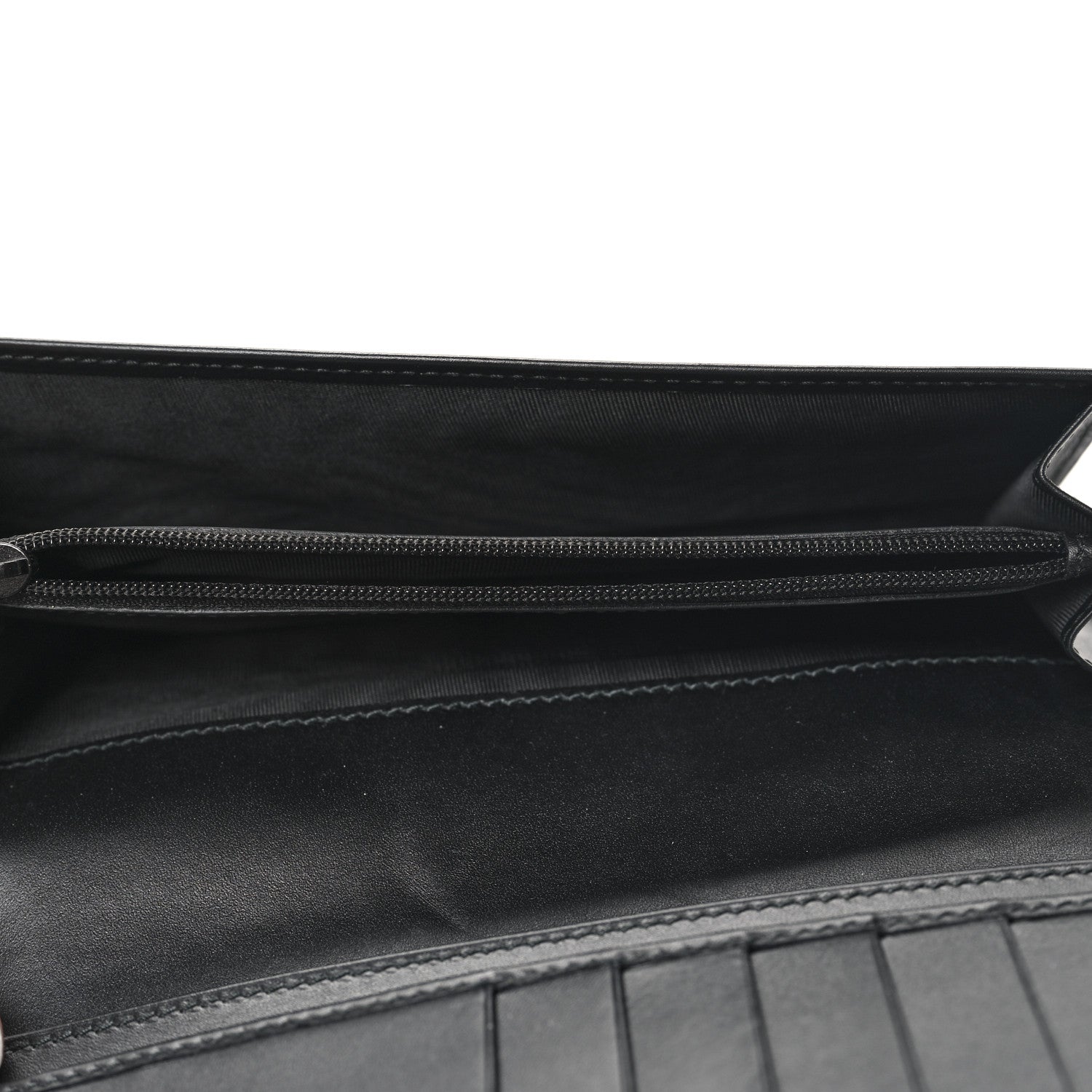 Gucci Guccissima Signature Web New Web Continental Wallet Black 6 of 9