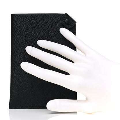 Hermes Epsom Tarmac PM Passport Holder Black 2 of 6