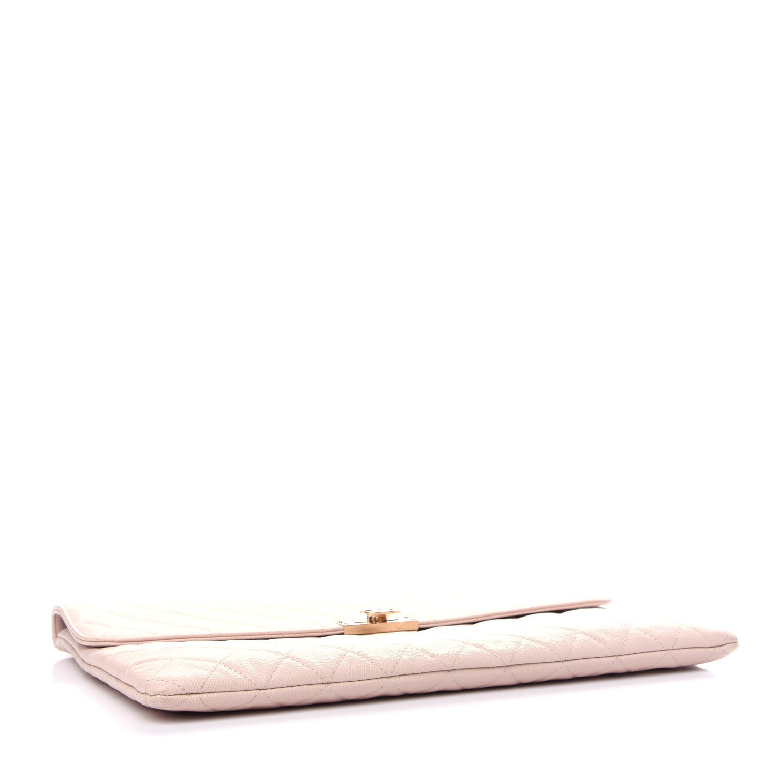 Chanel Caviar Quilted Large Golden Class Pouch Light Pink 4 of 8