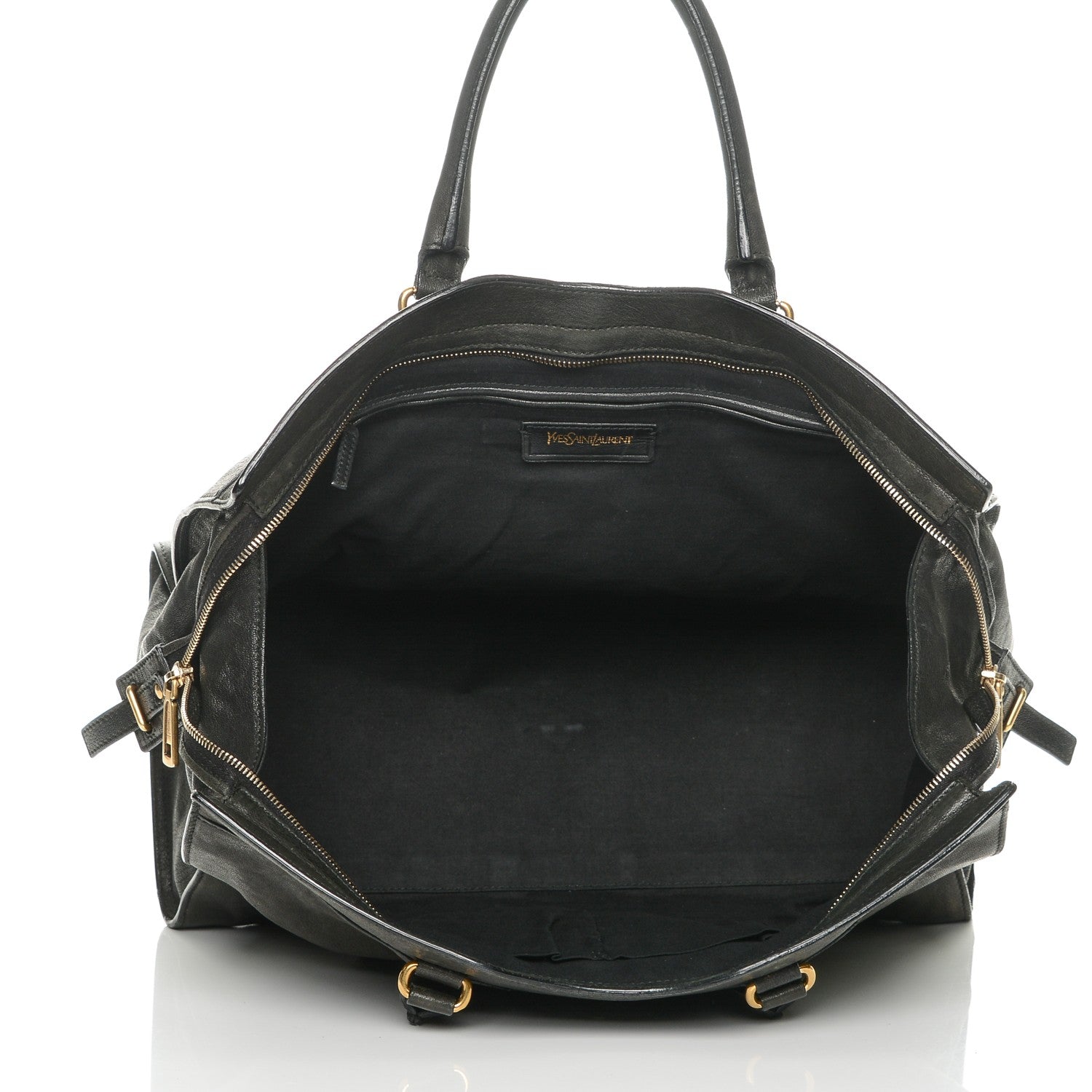 Saint Laurent Sheepskin Large Cabas ChYc Black 5 of 7